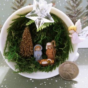 Christmas Nativity in Porcelain Rosenthal Cup